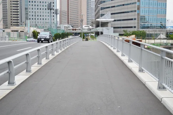 日本，大道，品川，桥