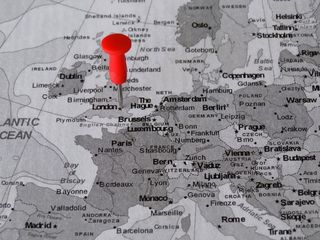 地图集，地图，伦敦，Pin，集合点，目的地