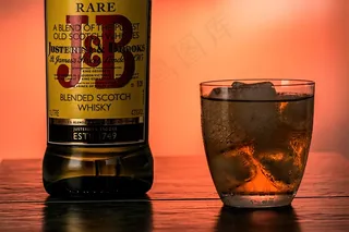 苏格兰威士忌，饮料，酒精，玻璃，饮料，苏格兰威士忌