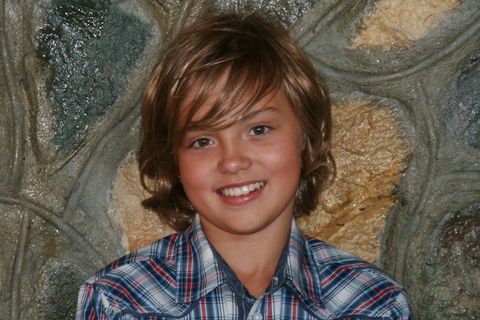 男孩，微笑，肖像