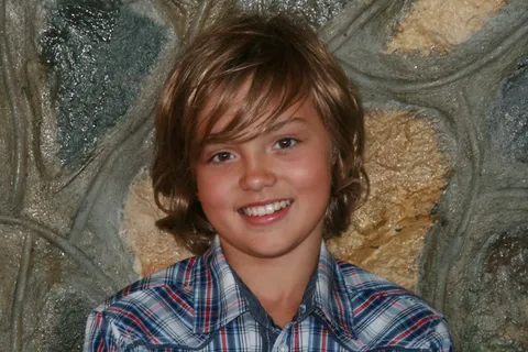 男孩，微笑，肖像