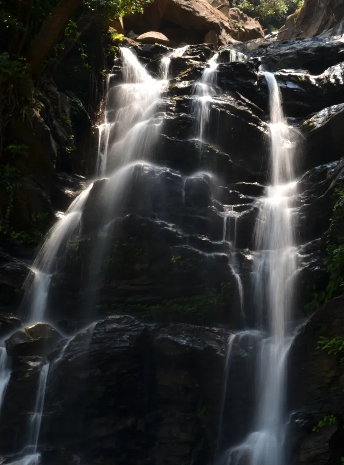 瀑布，水域，景观，荒野，风景