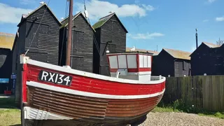 黑斯廷斯，东萨塞克斯郡，海滨度假胜地，渔村