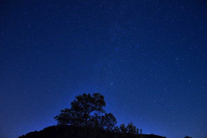 夜，天空，星星，银河，风景，黑暗，威斯康星州