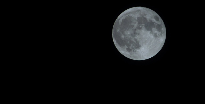 月亮，夜晚，黑色，满月，满月，行星