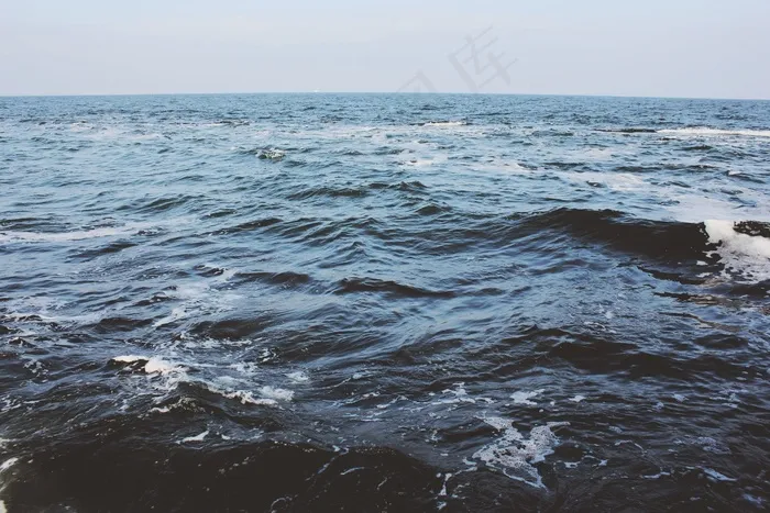 水，海洋，自然，波浪，波纹，流动，沧海，蓝色