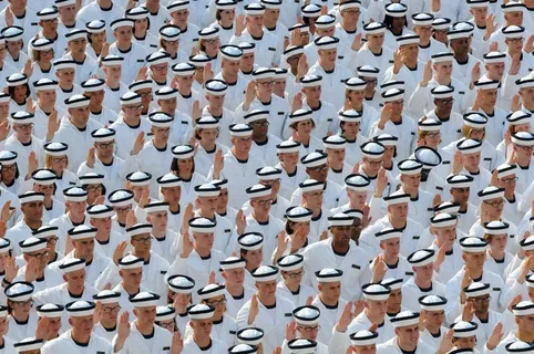 仪式，军事，军校生，制服，海军，人