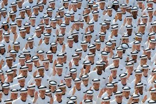 仪式，军事，军校生，制服，海军，人