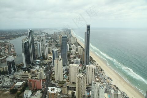 城市，摩天大楼，澳大利亚，摩天大楼