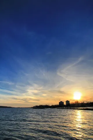 湖，巴拉顿，日落，意见，地平线，风景，景区