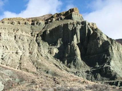 岩层,约翰·戴,化石床 岩层,约翰·戴,化石床