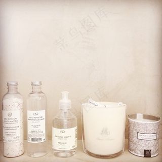 肥皂，浴室，产品，蜡烛，米色蜡烛