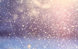 降雪，冬天，雪，雪花，片状，下雪