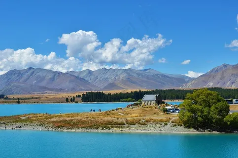 新西兰南岛,特卡波湖,宁静 新西兰南岛,特卡波湖,宁静
