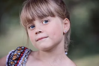 人，人的，儿童，女孩，金发，脸，漂亮