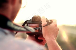 摄影师，数码单反相机，相机，摄影，数码，照片