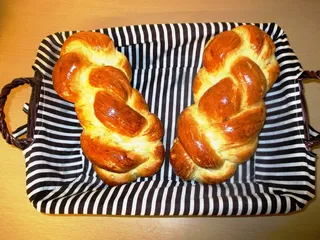 Hefekranz，面团，食品，面包，辫子，Sonntagszopf