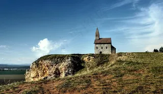 教堂，Útěs，基督教，旧，中世纪，历史