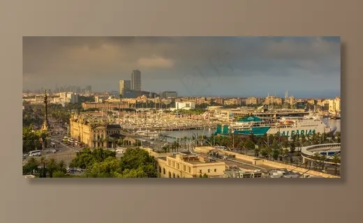 巴塞罗那,意见,加泰罗尼亚,城市,全景 巴塞罗那,意见,加泰罗尼亚,城市,全景