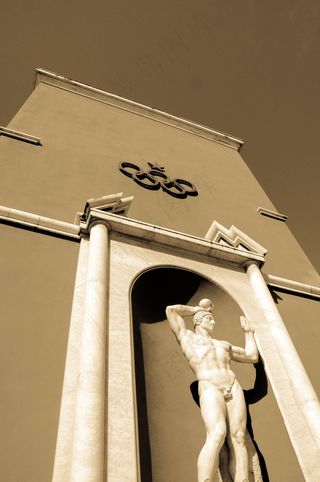 奥运会，雕像，雕塑，体育，体育，运动员