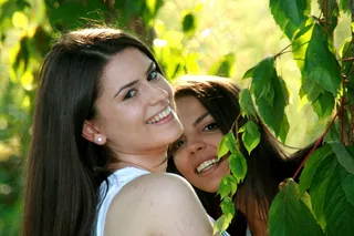 女孩，友谊，爱情，美丽，微笑