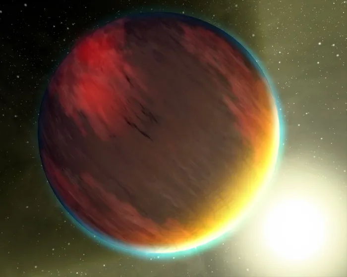 行星，气体，艺术家印象，系外行星，热，艺术
