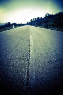 乡间小路，沥青，道路，焦油，场，树木，森林