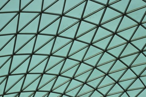 形状，蓝色，屋顶，顶部，架构，玻璃，建筑