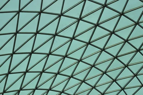 形状，蓝色，屋顶，顶部，架构，玻璃，建筑