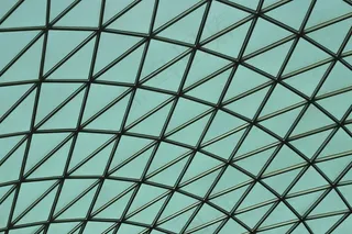 形状，蓝色，屋顶，顶部，架构，玻璃，建筑