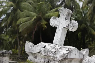 墓碑，老，Fr，老公墓，公墓，坟墓