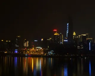 夜景，中国，城市，重庆