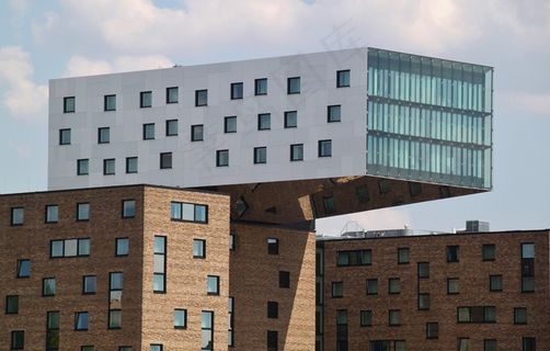 建筑，建筑，摩天大楼，外立面，窗口