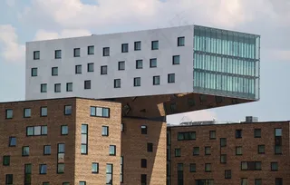 建筑，建筑，摩天大楼，外立面，窗口