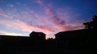 卡西纳，房子，国家，乡间别墅，云