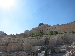 耶路撒冷，清真寺，圣殿山，以色列，具有里程碑意义