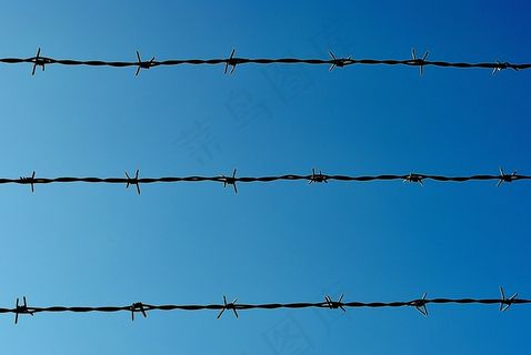铁丝网，边界，障碍，分界