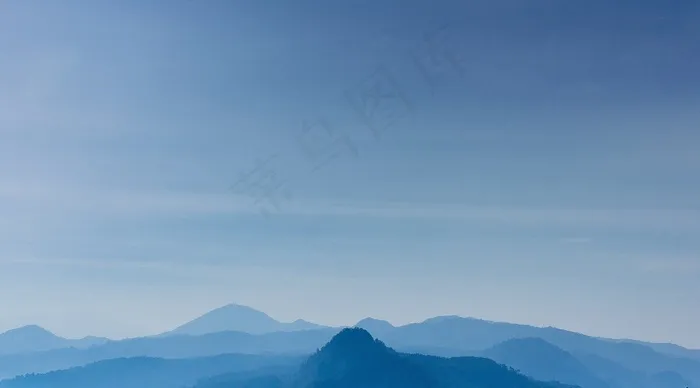 蓝色，天空，山，性质，景观，阴影，高峰