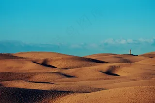 沙漠，沙丘Maspalomas，Maspalomas，沙，金丝雀