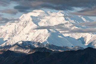 迪纳利国家公园，山，雪，高峰，阿拉斯加