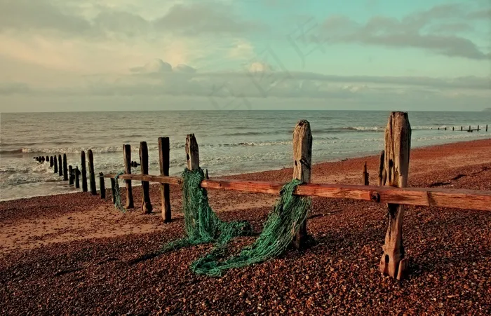 黑麦，苏塞克斯，海滩，沧海，海岸，沙，英格兰，东