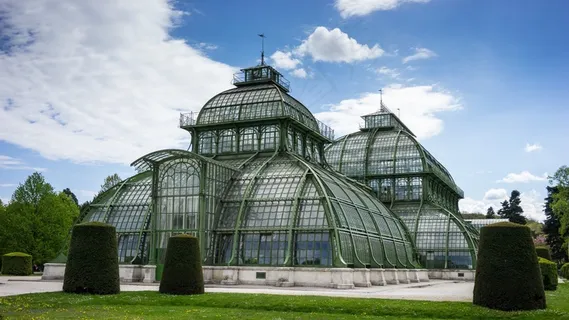 Palmenhaus，美泉宫，维也纳，维也纳，钢，玻璃