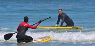 冲浪，男子，海，海滩，冲浪板，体育