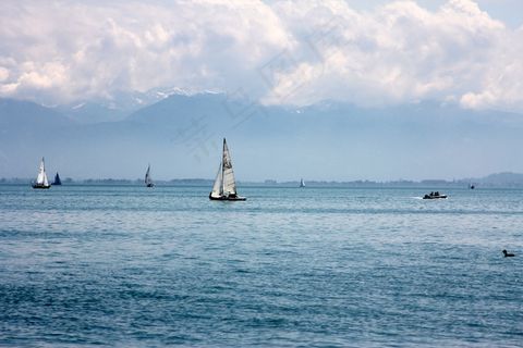 湖，引导，水，博登湖，性质，银行，船舶