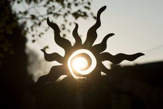 太阳，装饰，花园，反射