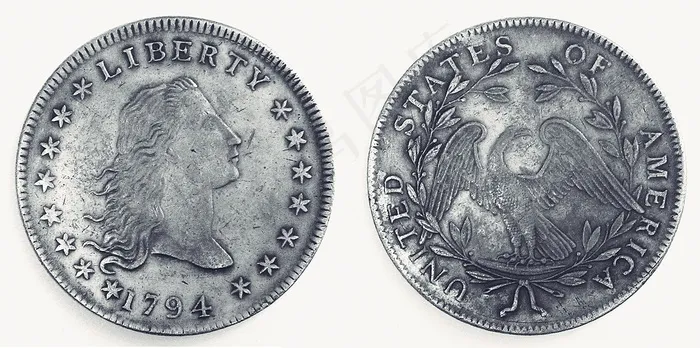 美元，美国人，美国，第一，1794年