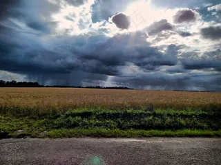 天堂，风暴，天气，天空，暴风云，夏天，蓝色