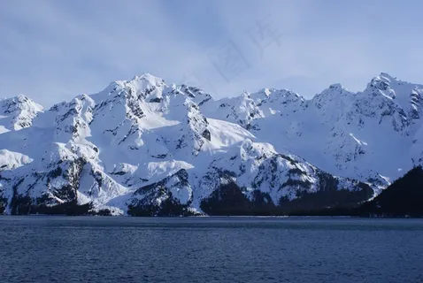 阿拉斯加,山,雪,山,白,自然 阿拉斯加,山,雪,山,白,自然