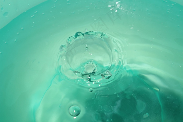 水，下降，一滴水，性质，湿，绿松石