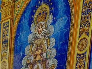 维珍，安达卢西亚，西班牙，埃尔罗西奥，朝圣